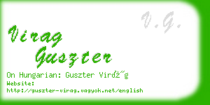 virag guszter business card